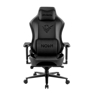 Cadeira Gaming Phoenix Nova Couro Tamanho R Preto