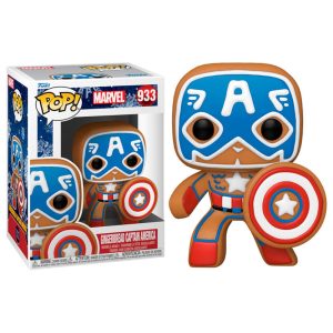 Funko Pop! Gingerbread Captain America - Marvel