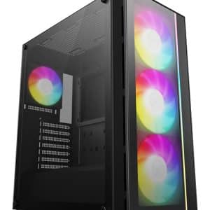 Caixa ATX Deepcool MATREXX 55 V4 Preto Vidro Temperado