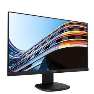 Monitor Profissional Philips S-Line 243S7EHMB 23.8" Full HD Multimedia Vga Hdmi Pivot e Regul. em Altura