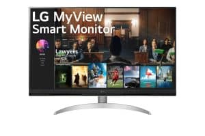 Monitor LG Smart VA 32" UHD 4K HDMI USB-C LAN 32SQ700S-W