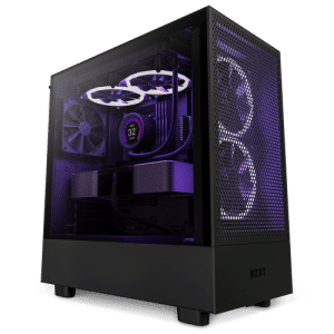 Caixa ATX NZXT H5 Flow RGB Preta Vidro Temperado