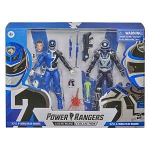 Pack 2 Figura Hasbro Blue Ranger A & Blue Ranger B - Power Rangers