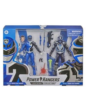 Pack 2 Figura Hasbro Blue Ranger A & Blue Ranger B - Power Rangers