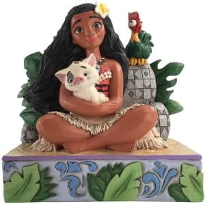 Figura Enesco! Moana With Pua And Hei Hei - Disney