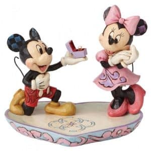 Figura Enesco! Mickey Proposing to Minnie - Disney