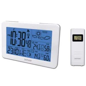 Estação meteorológica Denver ws - 530white com rádio despertador branco