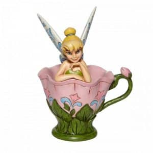 Figura Enesco! Tinker Bell Sitting in a Flower - Disney