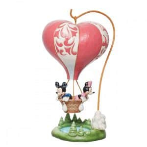 Figura decorativa Enesco! Mickey & Minnie Heart-Air Ball - Disney