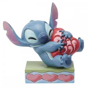 Figura Enesco! Stitch Hugging a Heart - Disney