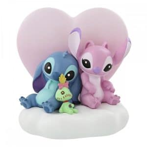 Figura Enesco! Stitch And Angel Light Up - Disney