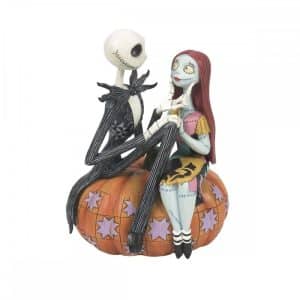 Figura Enesco! Jack And Sally on Pumpkin - Disney