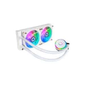 Kit de refrigeração líquida coolermaster ml pl240 flux we Branco