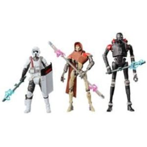 Set 3 Figuras Hasbro Jedi Survivor - Star Wars Grats Vintage