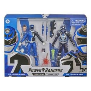 Pack 2 Figura Hasbro Blue Ranger A & Blue Ranger B - Power Rangers