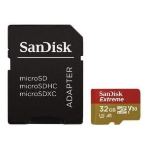 Micro SD SanDisk Extreme 32GB microSD HC UHS-I com Adaptador Clase 10 100MBs