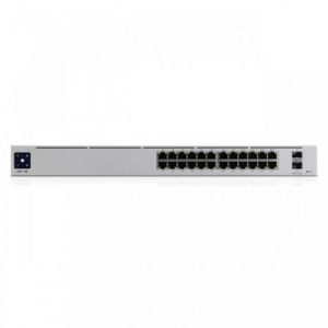 Switch com Gestão Ubiquiti USW-PRO-24-POE 24 Portas RJ-45 Gigabit 10/100/1000 SFP/ PoE