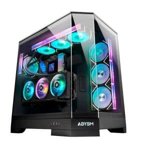 Caixa PC Abysm Gaming E-atx Danúbio Sava H600 Preto