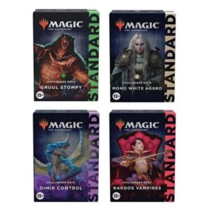 Jogo de Cartas Wizard of The Coast Magic The Gathering Booster Box Chanllenger Deck Display 2022 Inglês