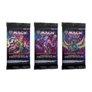 Booster Pack Wizards of The Coast Magic The Gathering Dungeons & Dragons Adventures Inglês