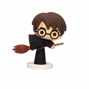 Figura SD Toys Harry Potter Mini Harry Potter Flying Nimbus e Capa Negra