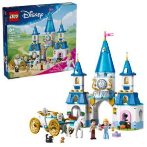 LEGO Disney Castelo da Cinderela e Carruagem com Cavalos - 43275